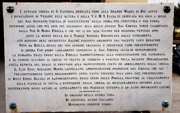Chiesa Santa Caterina, Orune